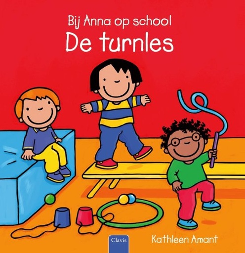 At Anna's school. The gym class  