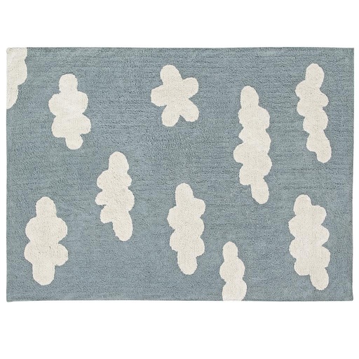 Tapijt clouds vintage blue