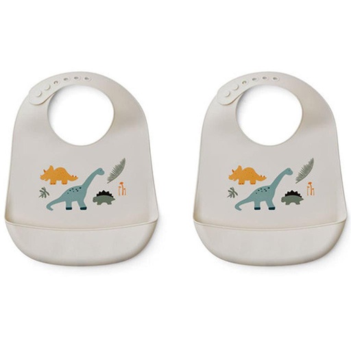 *Slab Tilda (silicone, 2 stuks) dino mix