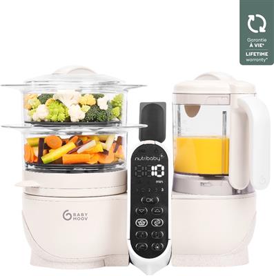 Nutribaby + 6-in-1 multifunction baby food processor beige 