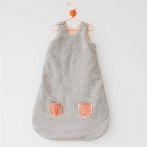*Slaapzak TS 6-18m velours pink coco&pine