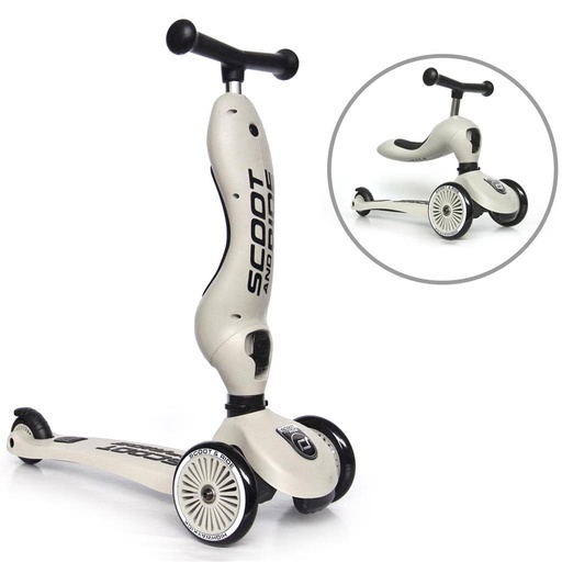 Loopfiets/step highwaykick 1 ash 