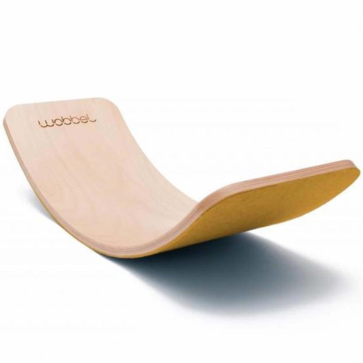 Balance board pro (blank gelakt met vilt) mosterd 