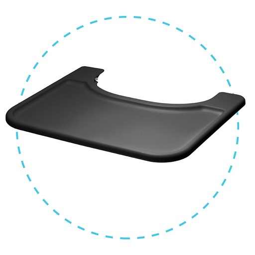 *Tablet tray for baby set Steps white 