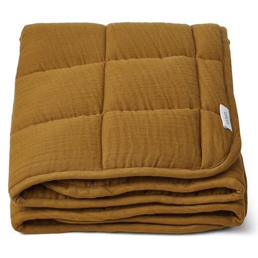 *Dekentje Mette olive green