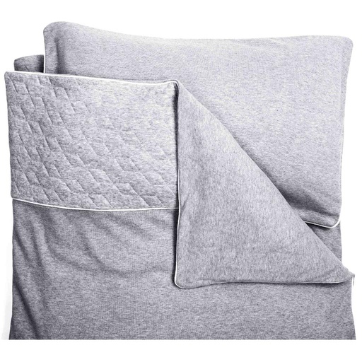 Donsovertrek bed poetree kids star grey melange