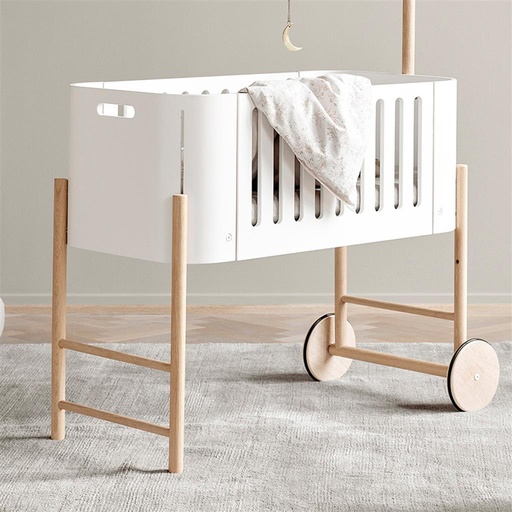 Co-sleeper / wieg (wit/eik) wit 