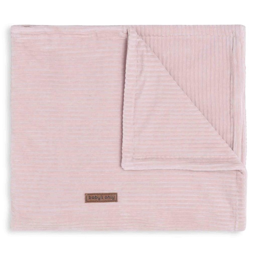 Couverture sens du lit vieux rose 100X135