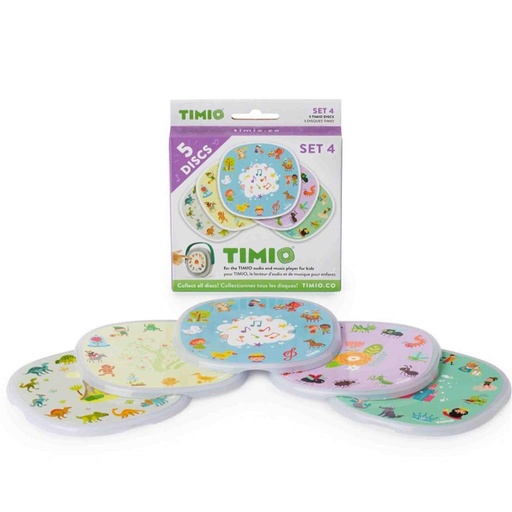 Disc pack voor audio- en muziekspeler set 4 