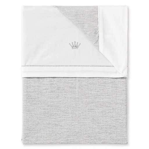 Donsovertrek park Versa moonlight grey white-grey 80X80