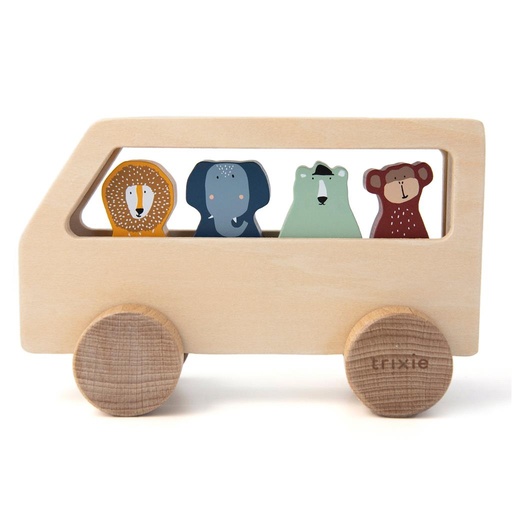 Bus dieren multi color