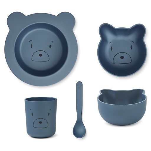 *Eetset Joana baby mr bear stormy blue