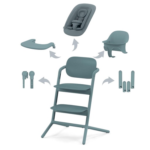 Dining chair lemo 4-in-1 stone blue 