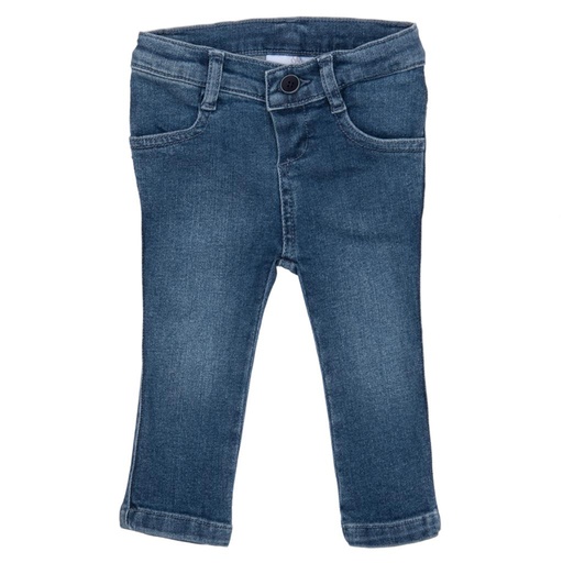 Pants Jeany crystals middle blue 