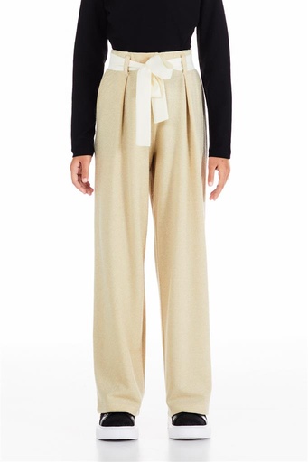 Broek sn.white/shiny gold