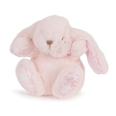 Lapin Augustin 12cm rose pale 