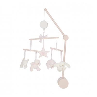 Musique mobile rose pale 