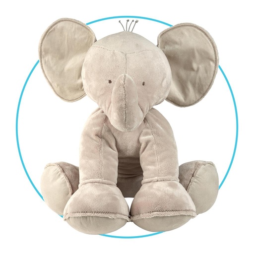 Eléphant Ferdinand 90cm taupe 