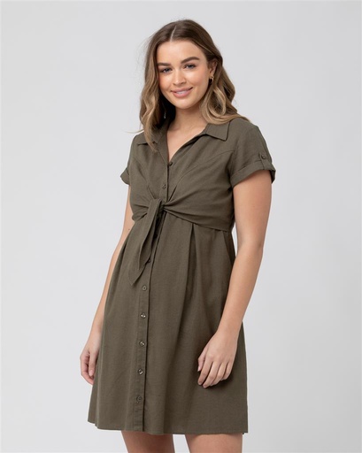 Jurk Colette olive