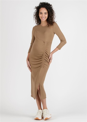 Jurk Dalila camel