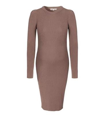 Dress Vena deep taupe 