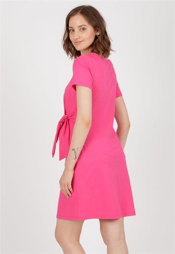 Jurk Karen fuchsia strepen