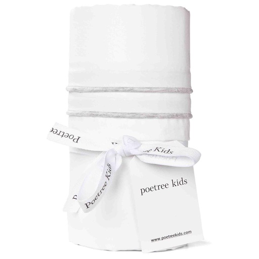 Laken wieg chevron white 80X100