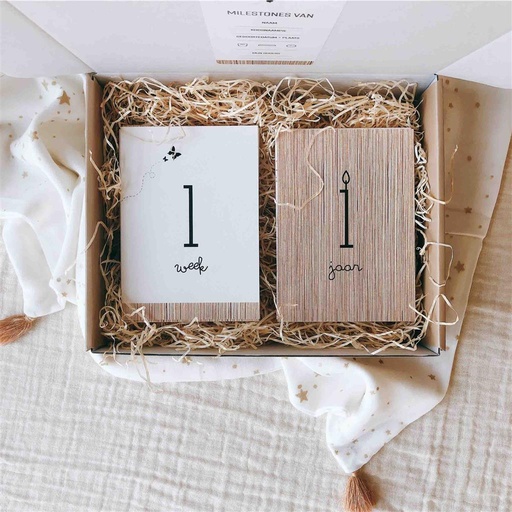 Milestone cards baby: 1e jaar  