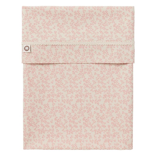 Laken wieg botanical misty rose