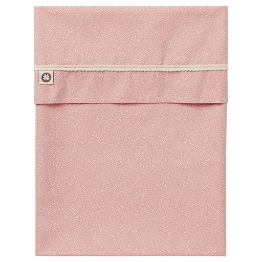 Laken wieg tiny dot misty rose 80X100