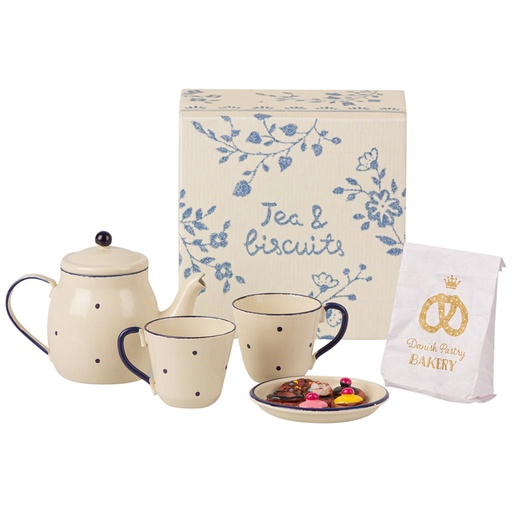 Mini tea set ecru 