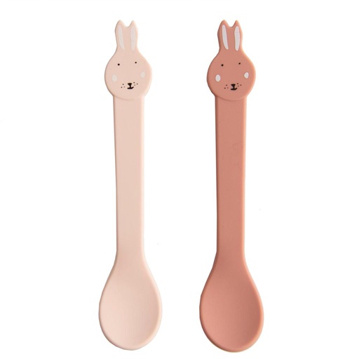 Spoons silicone (2-pack) mrs. rabbit 