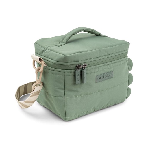Lunch bag insulated, quilted Croco Done by Dee green 