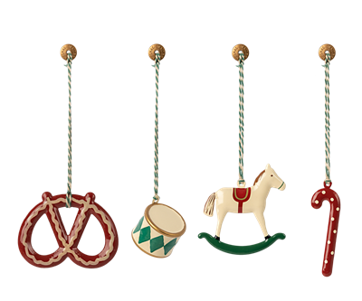 Set d'ornements en métal - peter's Christmas  
