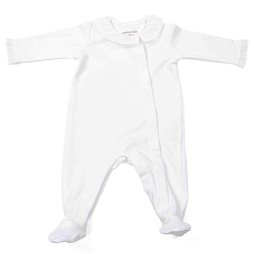 Crawler suit Chevron white 