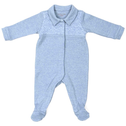 Kruippakje Chevron denim blue 