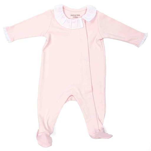 Combinaison chenillée Chevron star pink 