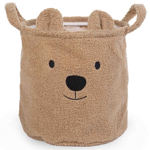 Panier de rangement teddy (medium) beige 
