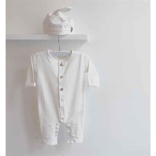 Onesie butt off white 