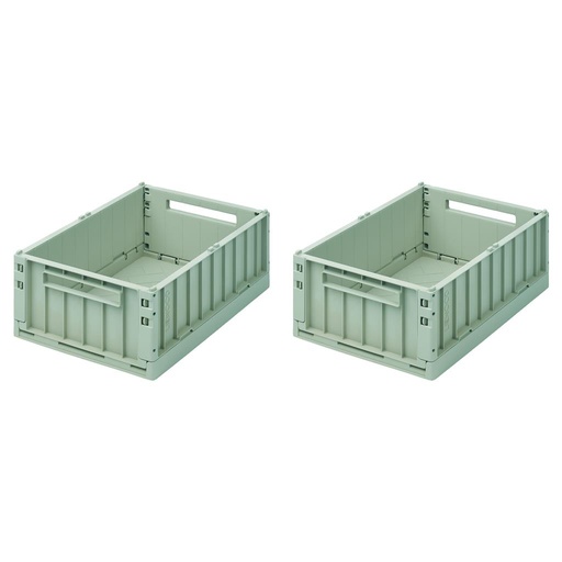 Storage basket Weston medium (2-pack) peppermint 