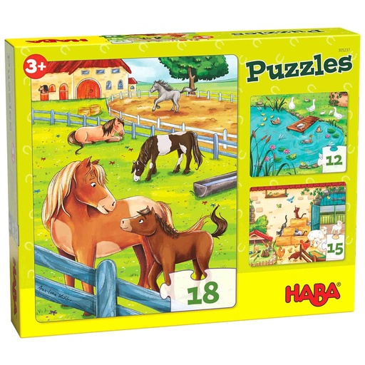 Puzzles : animaux de la ferme  