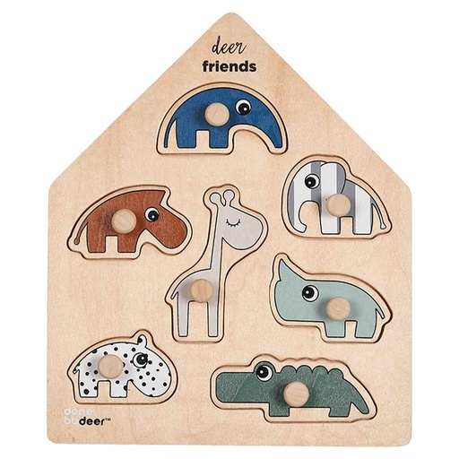 Puzzle deer friends  