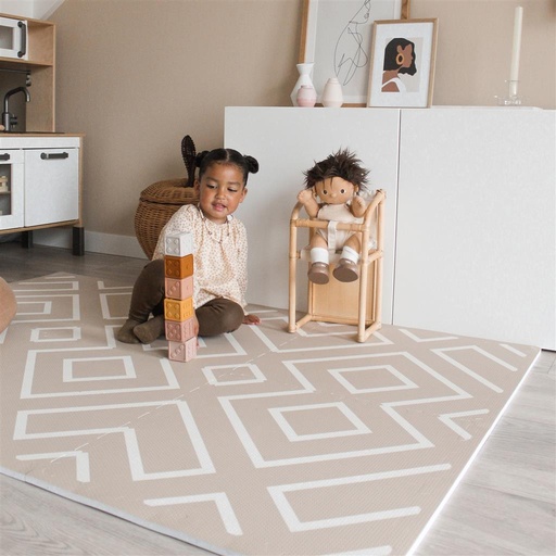 Tapis de puzzle blocs modernes desert sand 180X120