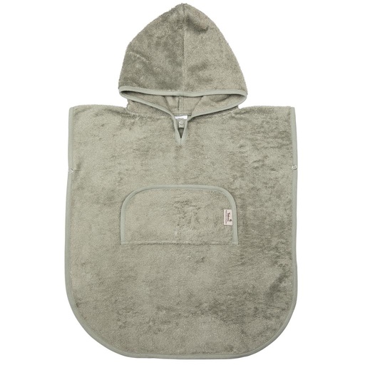 Poncho col V whisper green 