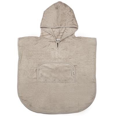 Poncho V-neck feather grey 