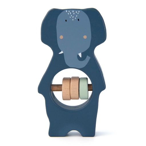 Hochet en bois mrs. elephant 