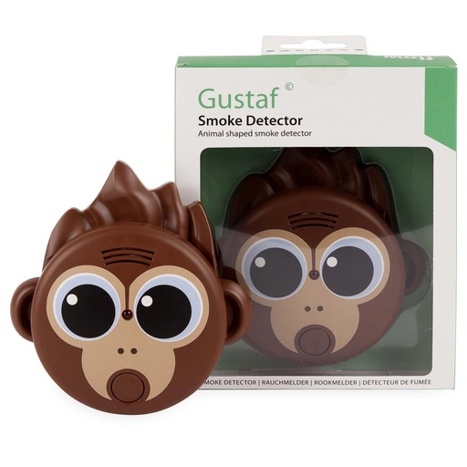 Rookmelder monkey Gustaf bruin 