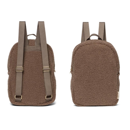 Backpack midi chunky teddy brown 