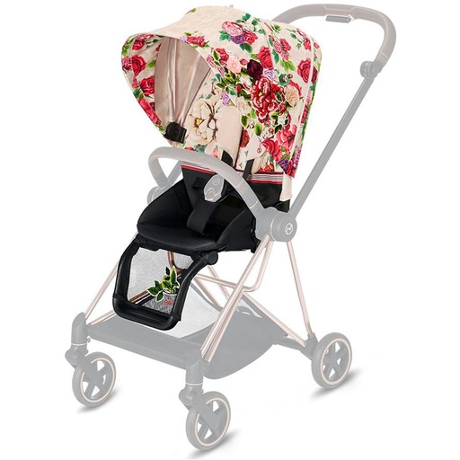*Buggyzit voor kinderwagen Mios spring blossom light (beige)