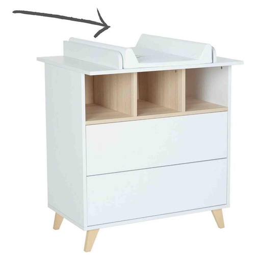 Extension for Loft chest of drawers white 